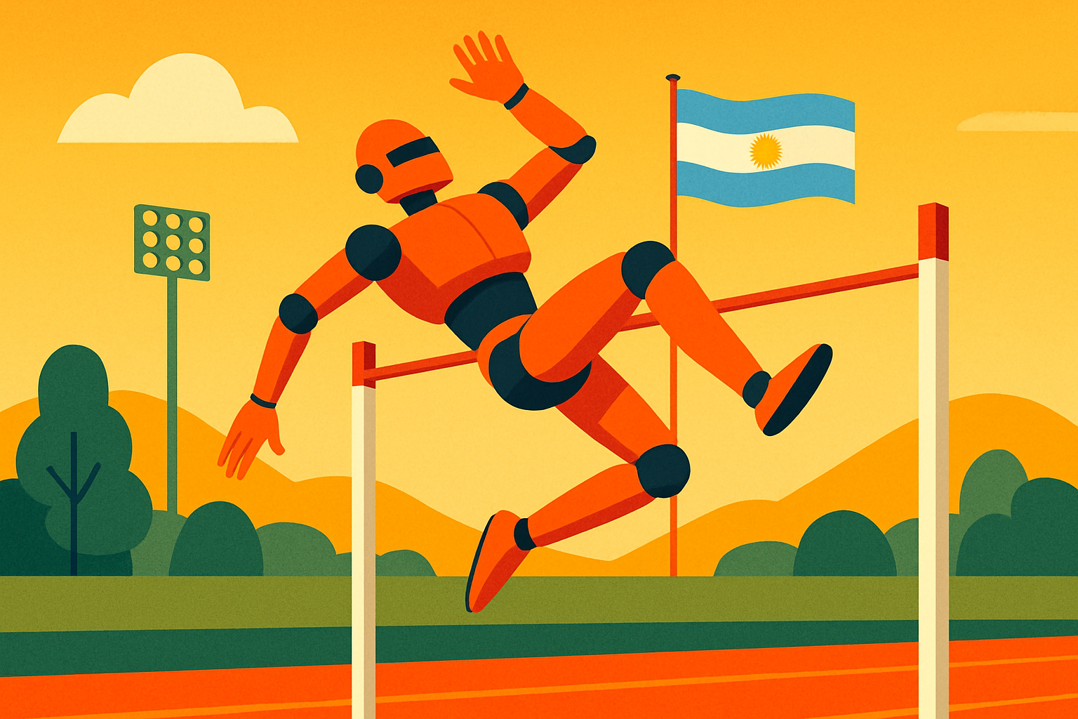 El robot humanoide Tien Kung saltó 2,8843 metros, más que el récord humano de salto en alto.